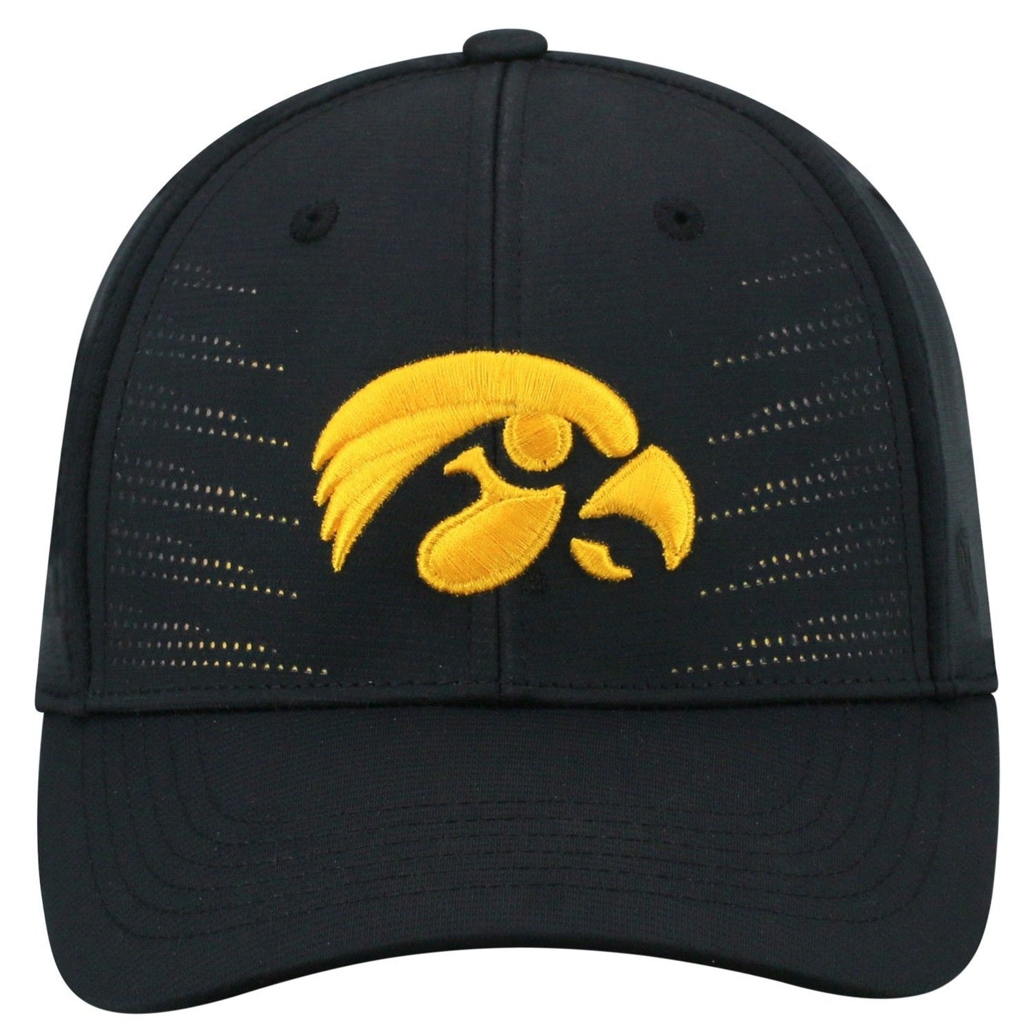 Mens Iowa Hawkeyes Dazed One Fit Flex Fit Hat By Top Of The World