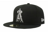 Anaheim Angels Black Basic 59Fifty Fitted Hat - Pro Jersey Sports
