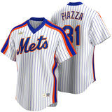 Men’s Nike Mike Piazza New York Mets Cooperstown Collection Royal Pinstripe Replica Jersey - Pro Jersey Sports