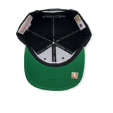 Men's Toronto Raptors NBA Core Basic Script 2 Tone Black/Gray Mitchell & Ness Snapback Hat - Pro Jersey Sports