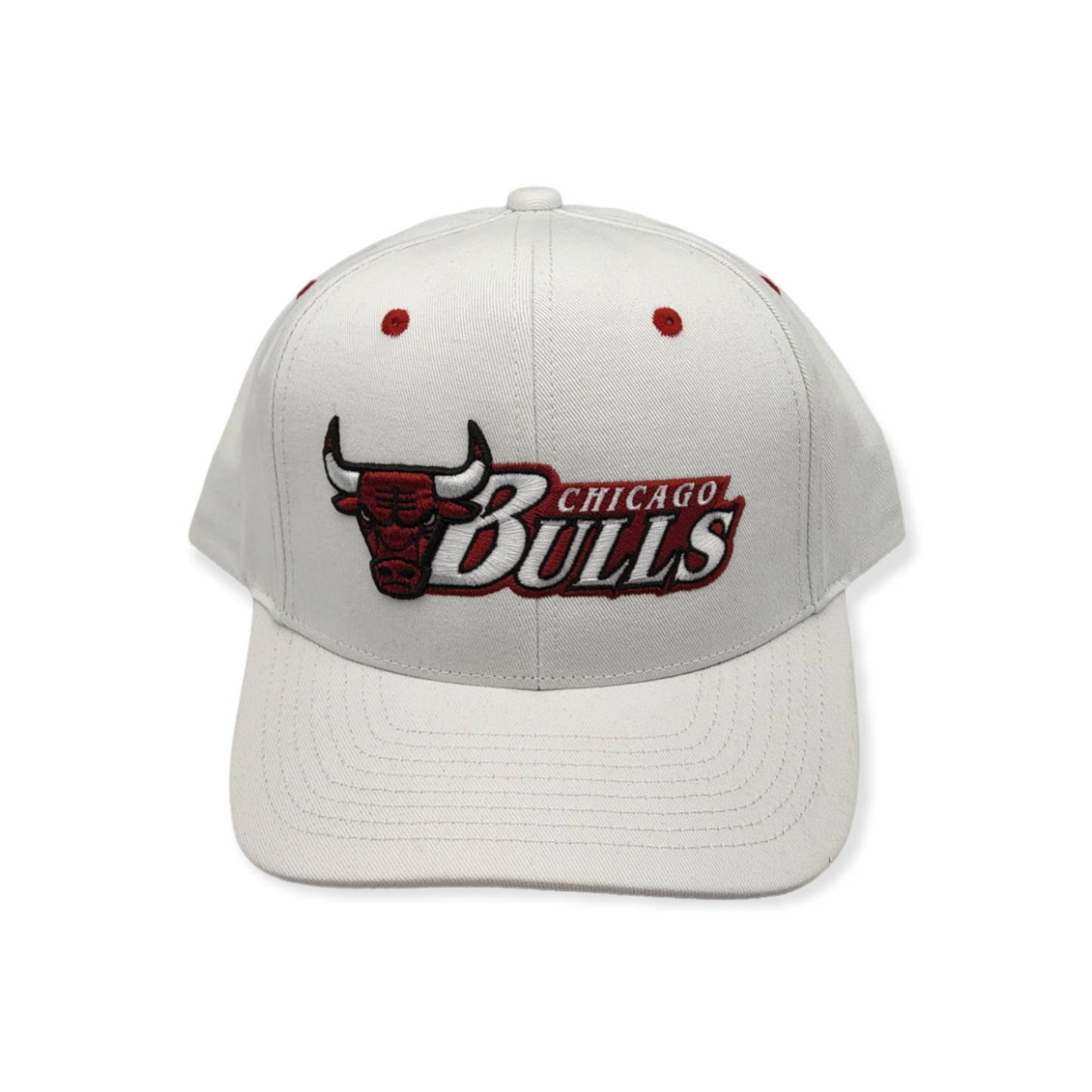 Mens Chicago Bulls NBA OH World Pro Curved Mitchell & Ness Snapback Hat