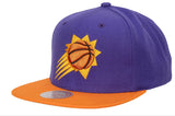 Men's Phoenix Suns Mitchell & Ness Purple/Orange 2-Tone Snapback Adjustable Hat - Pro Jersey Sports