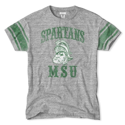 Men's Michigan State Spartans Homecoming Tri-Blend Tee By Tailgate Clothing Co.