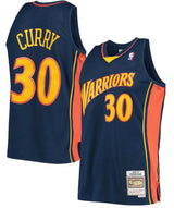 Men's Mitchell & Ness Stephen Curry Golden State Warriors Navy 2009-2010 Hardwood Classics Swingman Jersey - Pro Jersey Sports