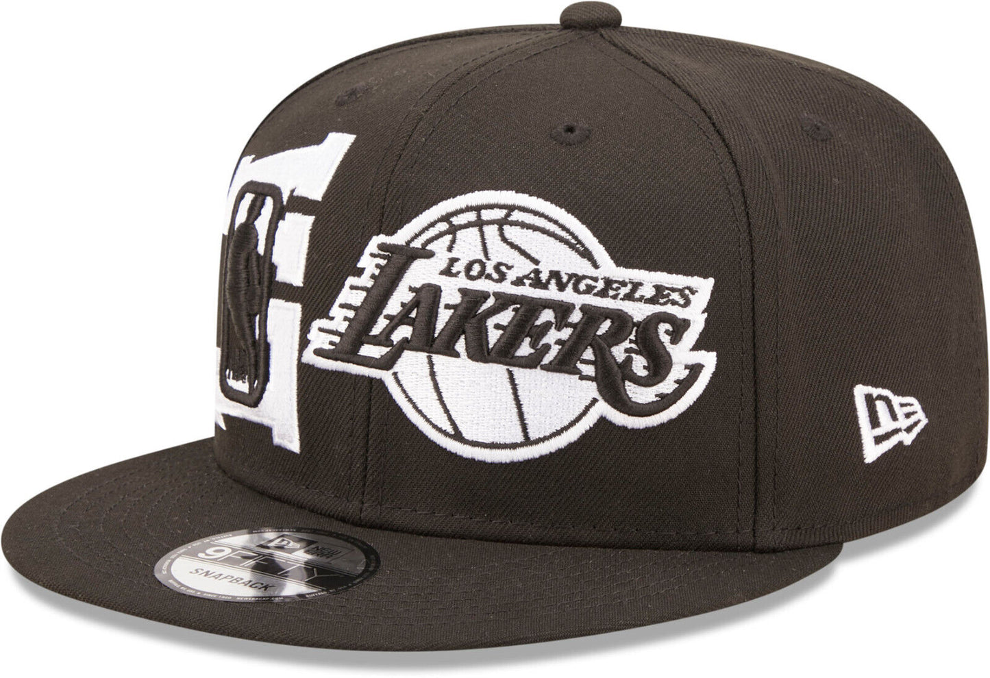 Los Angeles Lakers New Era Black 2022 NBA Draft 9FIFTY Snapback Hat