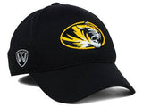 Missouri Tigers Top of the World Black Booster Memory Fit Hat - Pro Jersey Sports