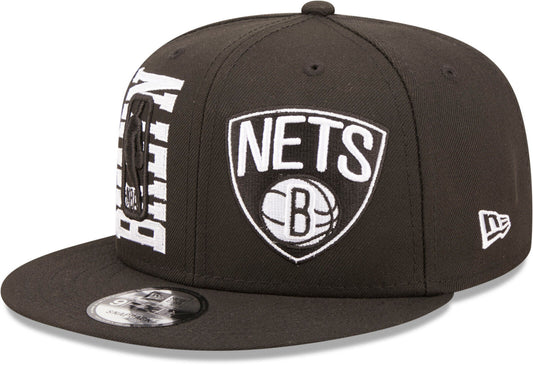 Brooklyn Nets New Era Black 2022 NBA Draft 9FIFTY Snapback Hat