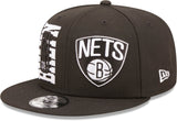 Brooklyn Nets New Era Black 2022 NBA Draft 9FIFTY Snapback Hat - Pro Jersey Sports