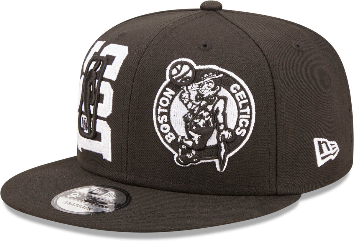 Boston Celtics New Era Black 2022 NBA Draft 9FIFTY Snapback Hat - Pro Jersey Sports
