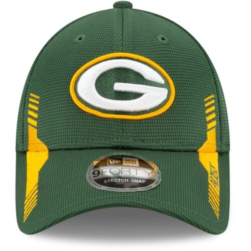 Men's Green Bay Packers New Era Green 2021 NFL Sideline Home 9FORTY Adjustable Hat