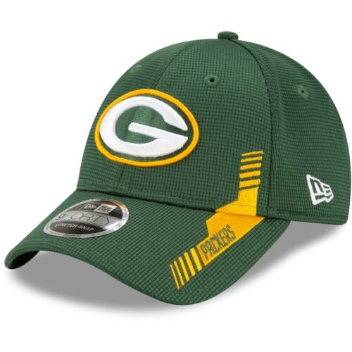 Men's Green Bay Packers New Era Green 2021 NFL Sideline Home 9FORTY Adjustable Hat