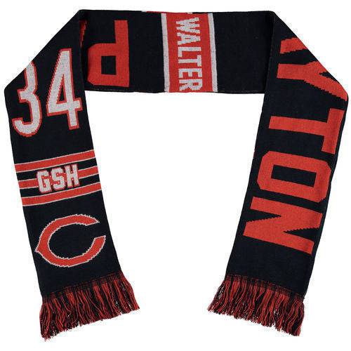 Chicago Bears Walter Payton #34 Retired Player Acrylic Scarf, Team Color-Forever Collectibles - Pro Jersey Sports