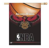 Atlanta Hawks Retro Team Logo 27" x 37" Vertical Flag - Pro Jersey Sports