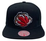 Men's Vancouver Grizzlies Mitchell & Ness Black Alternate Core Basic Adjustable Snapback Hat - Pro Jersey Sports