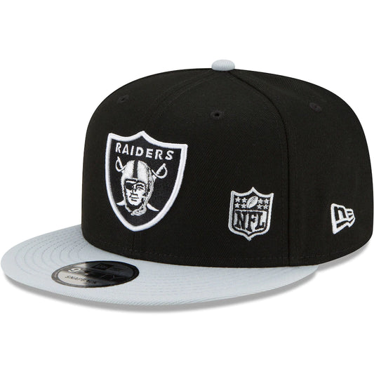 Las Vegas Raiders New Era 2 Tone League Flawless 9FIFTY Snapback Hat