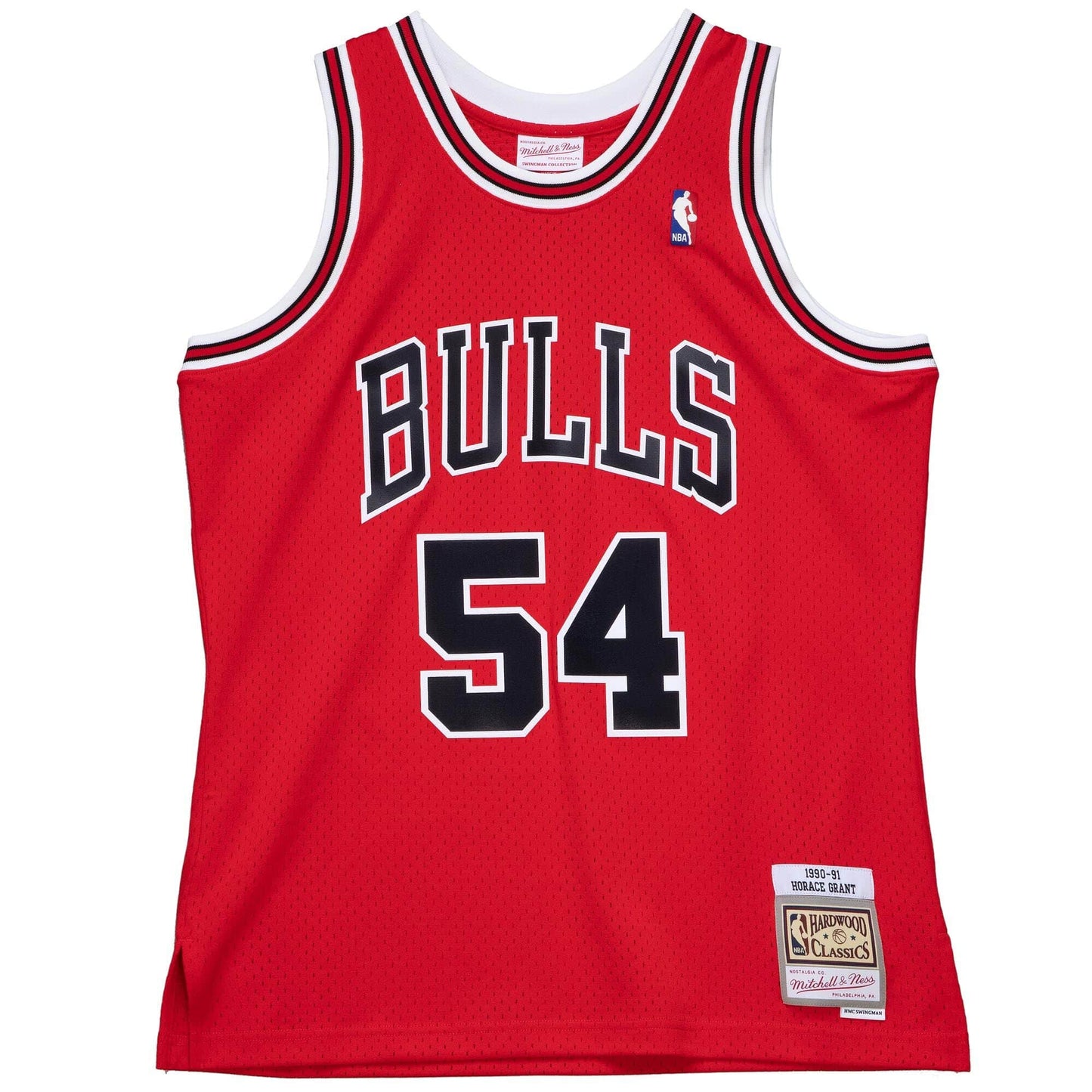 Mens Chicago Bulls Horace Grant Mitchell & Ness Red 1990-91 Hardwood Classics Swingman Jersey