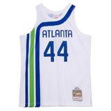 Men's Atlanta Hawks Pete Maravich Mitchell & Ness White 1971-72 Hardwood Classics Swingman Jersey - Pro Jersey Sports