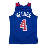 Men's Washington Bullets Chris Webber Mitchell & Ness 1996-97 Hardwood Classics Swingman Replica Jersey - Pro Jersey Sports