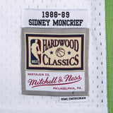 Men's Milwaukee Bucks Sidney Moncrief Mitchell & Ness White 1988-89 Hardwood Classics Swingman Jersey - Pro Jersey Sports