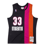 Men's Alonzo Mourning Miami Heat Mitchell & Ness NBA 2005-06 Black Alternate Throwback Swingman Jersey - Pro Jersey Sports