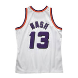 Men's Phoenix Suns Steve Nash Mitchell & Ness White 1996-97 Hardwood Classics Swingman Jersey - Pro Jersey Sports