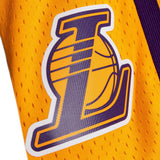 Los Angeles Lakers Mitchell and Ness Hardwood Classics 2009-2010 Home White Swingman Shorts - Pro Jersey Sports