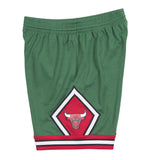 Men's Chicago Bulls Mitchell & Ness Green 2008-2009 Hardwood Classics Swingman Shorts - Pro Jersey Sports