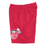 Men's Miami Heat Mitchell and Ness Hardwood Classics Red 1996-97 Swingman Shorts - Pro Jersey Sports