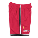 Men's Miami Heat Mitchell and Ness Hardwood Classics Red 1996-97 Swingman Shorts - Pro Jersey Sports