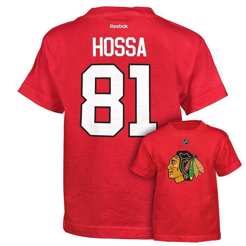 Chicago Blackhawks Marian Hossa Youth Player T-shirt - Pro Jersey Sports