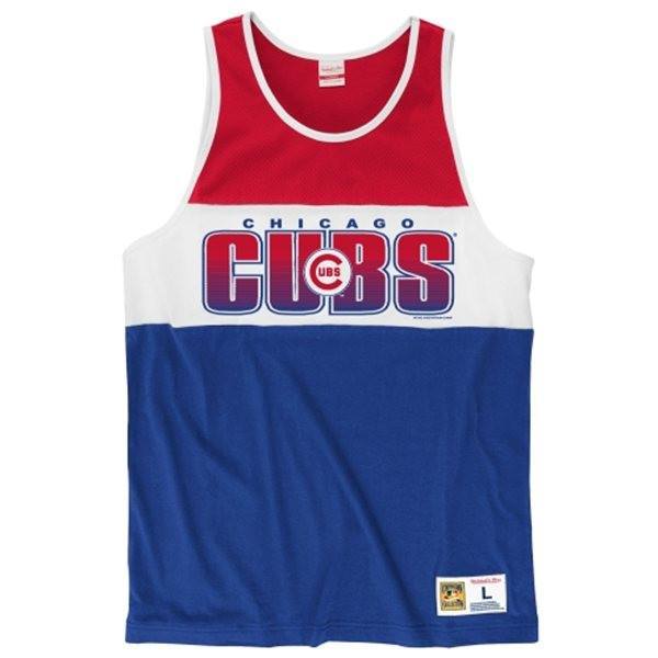 Chicago Cubs Mitchell & Ness Home Stand Tank Top - Pro Jersey Sports