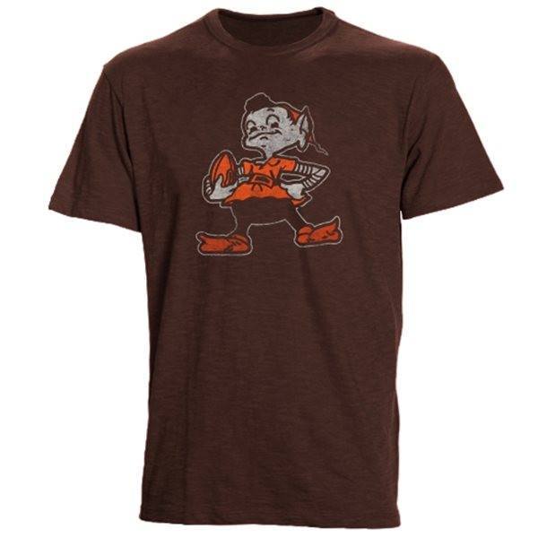 Cleveland Browns 47 Brand Chocolate Brown Soft Cotton Scrum T-Shirt - Pro Jersey Sports - 1