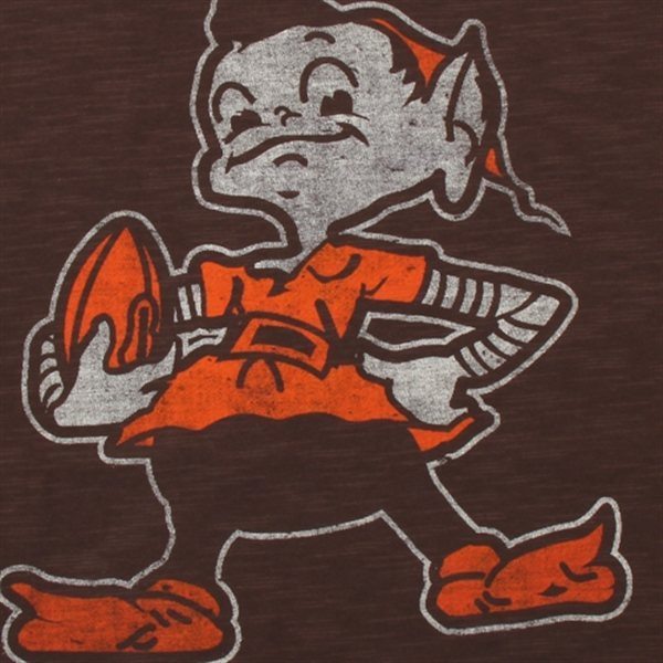 Cleveland Browns 47 Brand Chocolate Brown Soft Cotton Scrum T-Shirt - Pro Jersey Sports - 2