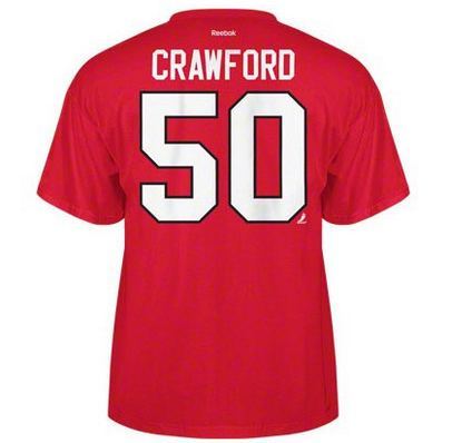 Corey Crawford Chicago Blackhawks Youth Name and Number T-Shirt - Pro Jersey Sports - 1
