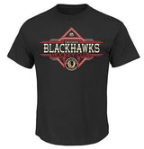 Mens Vintage Expansion Draft History Short Sleeve Crew Neck Tee - Chicago Blackhawks 1937-38 - Pro Jersey Sports - 1