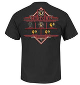 Mens Vintage Expansion Draft History Short Sleeve Crew Neck Tee - Chicago Blackhawks 1937-38 - Pro Jersey Sports - 2