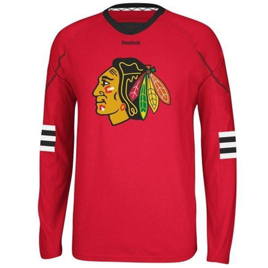 Reebok Chicago Blackhawks Faceoff Edge Long Sleeve T-Shirt - Pro Jersey Sports
