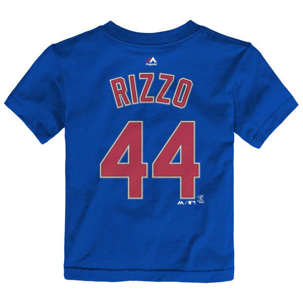 Infant Chicago Cubs Anthony Rizzo Majestic Royal Player Name & Number T-Shirt