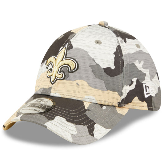 Men's New Orleans Saints New Era Camo 2022 NFL Training Camp Official 39THIRTY Flex Hat - Pro Jersey Sports