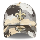 Men's New Orleans Saints New Era Camo 2022 NFL Training Camp Official 39THIRTY Flex Hat - Pro Jersey Sports