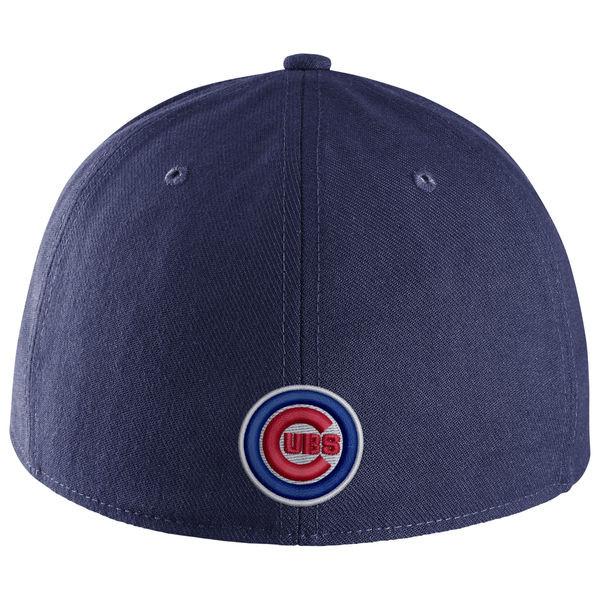 Men's Chicago Cubs Nike Royal Local Swoosh Flex Hat