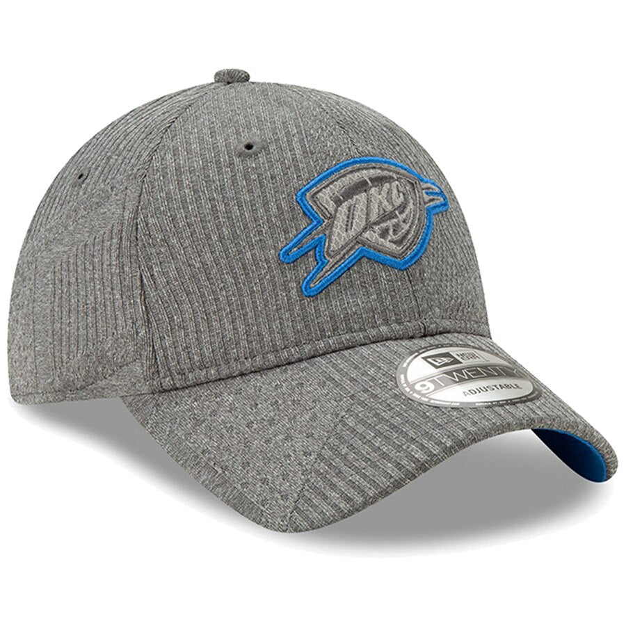 New Era Oklahoma City Thunder Gray Authentics Training Series 9TWENTY Adjustable Hat