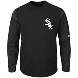 Men's Chicago White Sox Majestic Black Authentic Collection On-Field Tech Fleece Pullover Sweatshirt - Pro Jersey Sports
