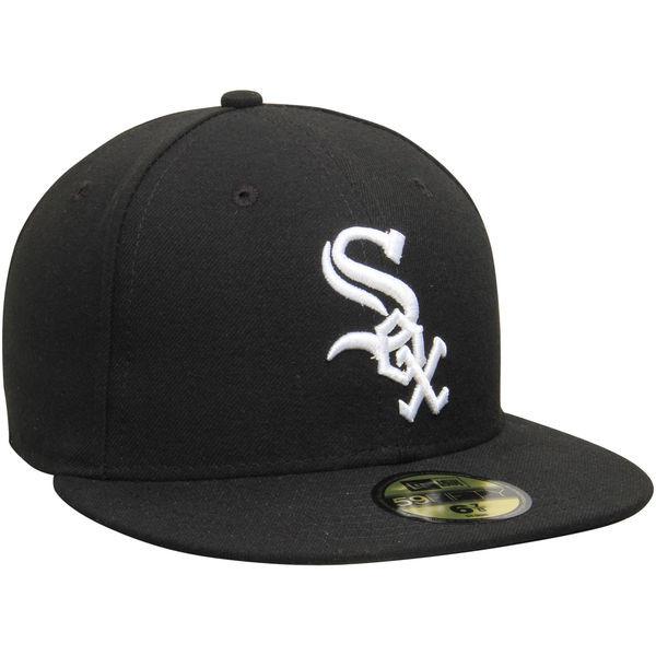 Men's Chicago White Sox New Era Black Game Authentic Collection On-Field 59FIFTY Fitted Hat