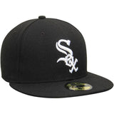 Men's Chicago White Sox New Era Black Game Authentic Collection On-Field 59FIFTY Fitted Hat - Pro Jersey Sports