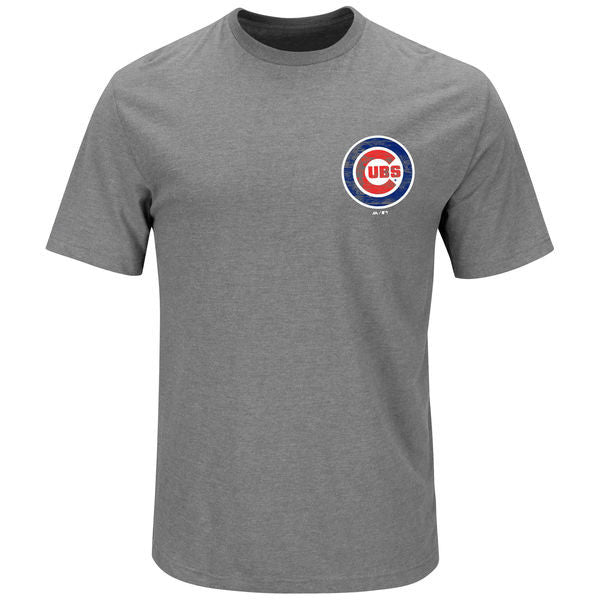 Men's Chicago Cubs Majestic Gray Not Without Struggle T-Shirt - Pro Jersey Sports - 1