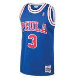 Men's Philadelphia 76ers Allen Iverson Mitchell & Ness Royal 1996-97 Hardwood Classics Swingman Jersey - Pro Jersey Sports