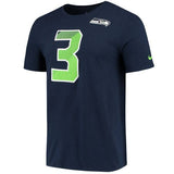 Men's Seattle Seahawks Navy Nike Russell Wilson Prism Player Tee - Pro Jersey Sports