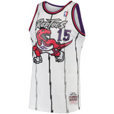 Men's Mitchell & Ness Vince Carter Toronto Raptors White 1997-98 Hardwood Classics Swingman Jersey - Pro Jersey Sports