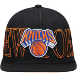 Men's Mitchell & Ness Black New York Knicks Winner Circle Snapback Hat - Pro Jersey Sports